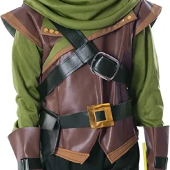 Spooktacular Kids Renaissance Robin Hood Costume - Kid Halloween Costumes -Halloween Costumes Sales 2022 Heroic Outlaw Deluxe Costume Set Kids 5