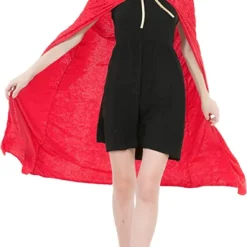 Spooktacular Womens Witch Cape Halloween Costume - Adult Costumes -Halloween Costumes Sales 2022 Hooded Velvet Cloak Halloween Women Witch Cape Costume Accessory 7 结果