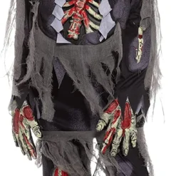 Spooktacular Child Zombie Costumes for Halloween - Kid Halloween Costumes -Halloween Costumes Sales 2022 Horror Black Zombie Costume Cosplay Child 3 结果