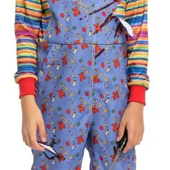 Spooktacular Kids Chucky Halloween Costume - Kid Halloween Costumes 11 Spooktacular Kids Chucky Halloween Costume - Kid Halloween Costumes -Halloween Costumes Sales 2022 Horror Movie Doll Costume Cosplay Child 2