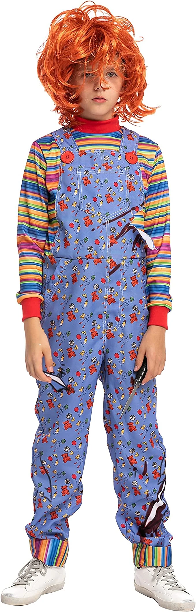 Spooktacular Kids Chucky Halloween Costume - Kid Halloween Costumes 5 Spooktacular Kids Chucky Halloween Costume - Kid Halloween Costumes - Image 3