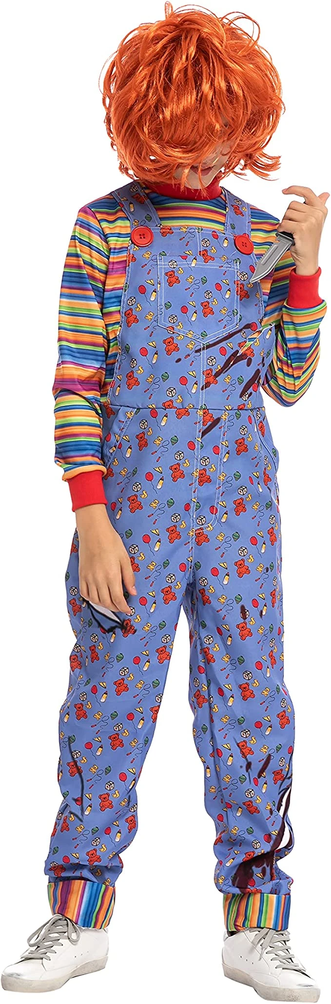 Spooktacular Kids Chucky Halloween Costume - Kid Halloween Costumes 6 Spooktacular Kids Chucky Halloween Costume - Kid Halloween Costumes - Image 4