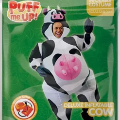 Spooktacular Adult Inflatable Cow Halloween Costume - Group Costumes -Halloween Costumes Sales 2022 Inflatable Cow Costume Adult 7