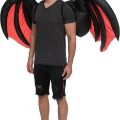 Spooktacular Inflatable Demon Wings For Cosplay- Adult - Inflatable Costumes -Halloween Costumes Sales 2022 Inflatable Demon Wings For Cosplay Adult 3