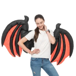 Spooktacular Inflatable Demon Wings For Cosplay- Adult - Inflatable Costumes