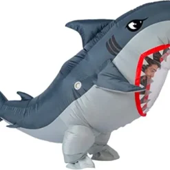 Spooktacular Adult Full Body Shark Inflatable Halloween Costume - Group Costumes -Halloween Costumes Sales 2022 Inflatable Great White Shark Costume Adult 3 结果