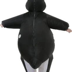 Spooktacular Adult Inflatable Penguin Halloween Costume - Group Costumes -Halloween Costumes Sales 2022 Inflatable Penguin Costume Adult 7