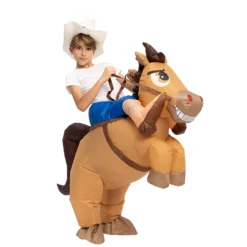 Spooktacular Child Cowboy Inflatable Halloween Costume - Kid Halloween Costumes