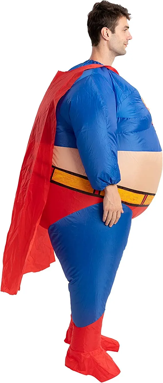 Spooktacular Adult Halloween Superhero Inflatable Costume - Inflatable Costumes 6 Spooktacular Adult Halloween Superhero Inflatable Costume - Inflatable Costumes - Image 5