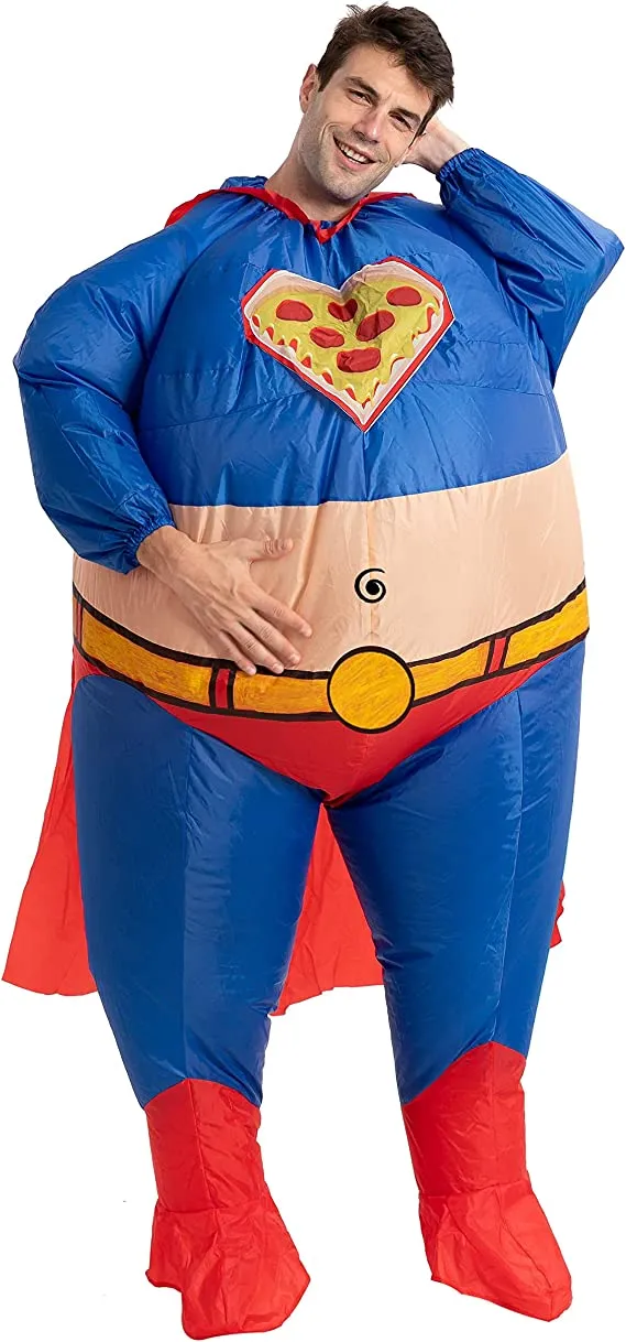 Spooktacular Adult Halloween Superhero Inflatable Costume - Inflatable Costumes 7 Spooktacular Adult Halloween Superhero Inflatable Costume - Inflatable Costumes - Image 6
