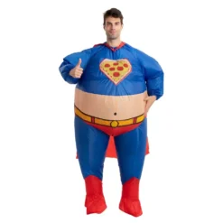 Spooktacular Adult Halloween Superhero Inflatable Costume - Inflatable Costumes