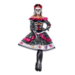 Spooktacular Womans Day of the Dead Halloween Costume - Adult Costumes
