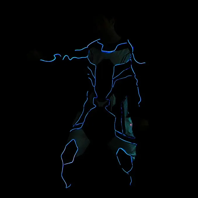 Spooktacular Adult Light up LED Stick Figure Halloween Costume - Adult Costumes 5 Spooktacular Adult Light up LED Stick Figure Halloween Costume - Adult Costumes - Image 3