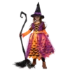 Spooktacular Girls Witch Tutu Halloween Costume - Group Costumes 2 Spooktacular Girls Witch Tutu Halloween Costume - Group Costumes -Halloween Costumes Sales 2022 LED Light Up Polka Dots Witch Tutu Costume For Role Play Cosplay Child result