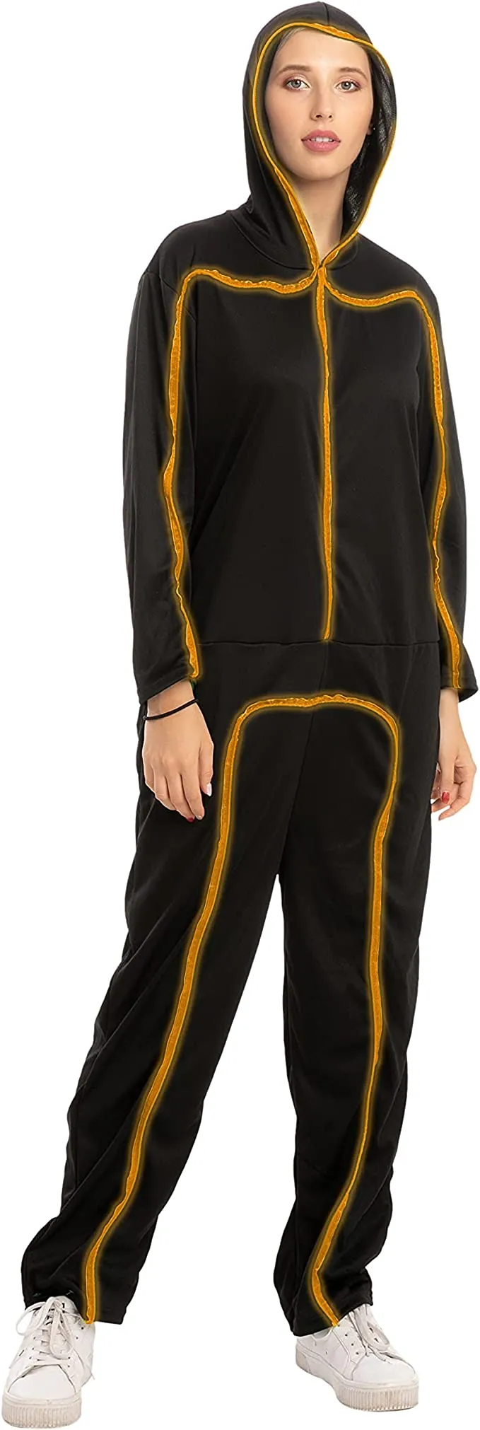 Spooktacular Adult LED Light Up Stick Figure Halloween Costume - Adult Costumes 4 Spooktacular Adult LED Light Up Stick Figure Halloween Costume - Adult Costumes - Image 2