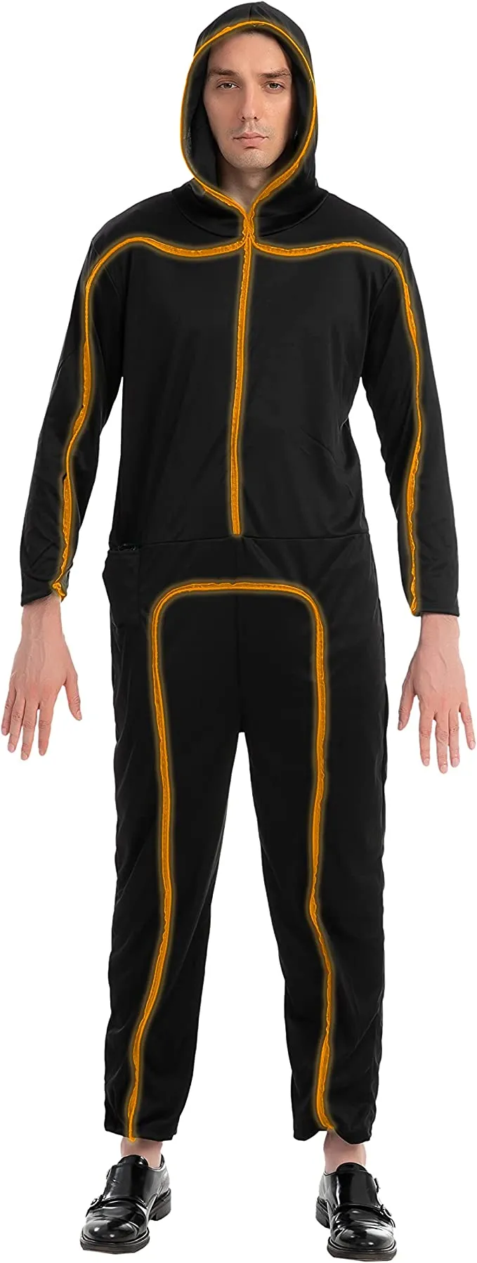 Spooktacular Adult LED Light Up Stick Figure Halloween Costume - Adult Costumes 6 Spooktacular Adult LED Light Up Stick Figure Halloween Costume - Adult Costumes - Image 4