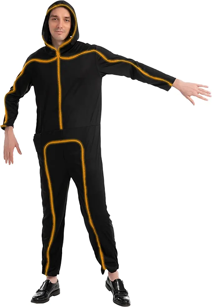 Spooktacular Adult LED Light Up Stick Figure Halloween Costume - Adult Costumes 7 Spooktacular Adult LED Light Up Stick Figure Halloween Costume - Adult Costumes - Image 5