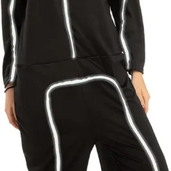 Spooktacular Adult Light up Stick Figure Halloween Costume - Adult Costumes -Halloween Costumes Sales 2022 LED Stickman Costume LED Stick Figure White Adult 3