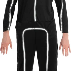 Spooktacular Adult Light up Stick Figure Halloween Costume - Adult Costumes -Halloween Costumes Sales 2022 LED Stickman Costume LED Stick Figure White Adult 4