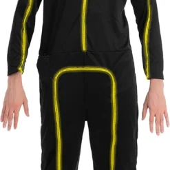 Spooktacular Adult LED Light up Stick Figure Halloween Costume - Adult Costumes -Halloween Costumes Sales 2022 LED Stickman Costume LED Stick Figure Yellow Adult 7