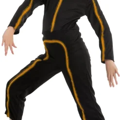 Spooktacular Kids Light up Stick Figure Halloween Costume - Kid Halloween Costumes -Halloween Costumes Sales 2022 LED Stickman Costume LED Stick Figure Yellow Child 1