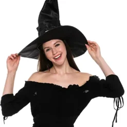 Spooktacular Large Ruched Black Witch Hat Role Play Cosplay Accessaries - Adult - Costume Accessories 15 Spooktacular Large Ruched Black Witch Hat Role Play Cosplay Accessaries - Adult - Costume Accessories -Halloween Costumes Sales 2022 Large Ruched Black Witch Hat Role Play Cosplay Accessaries Adult 1