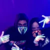 Joyin 2Pcs Light-Up Mask - Costume Accessories -Halloween Costumes Sales 2022 Light Up Mask 2 Pack 1