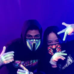 Joyin 2Pcs Light-Up Mask - Costume Accessories