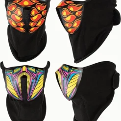 Joyin 2Pcs Light-Up Mask - Costume Accessories -Halloween Costumes Sales 2022 Light Up Mask 2 Pack 5