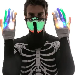 Joyin Light-Up Mask with Gloves - Costume Accessories -Halloween Costumes Sales 2022 Light Up Mask with Gloves 1