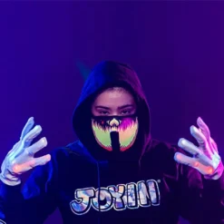 Joyin Light-Up Mask with Gloves - Costume Accessories