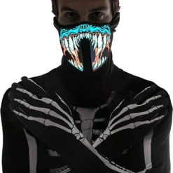 Joyin 2Pcs Light-up Mask - Costume Accessories -Halloween Costumes Sales 2022 Light up Mask 2 Pack 3 1
