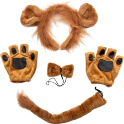 Spooktacular 5pcs Lion Halloween Costume Accessories Set -
