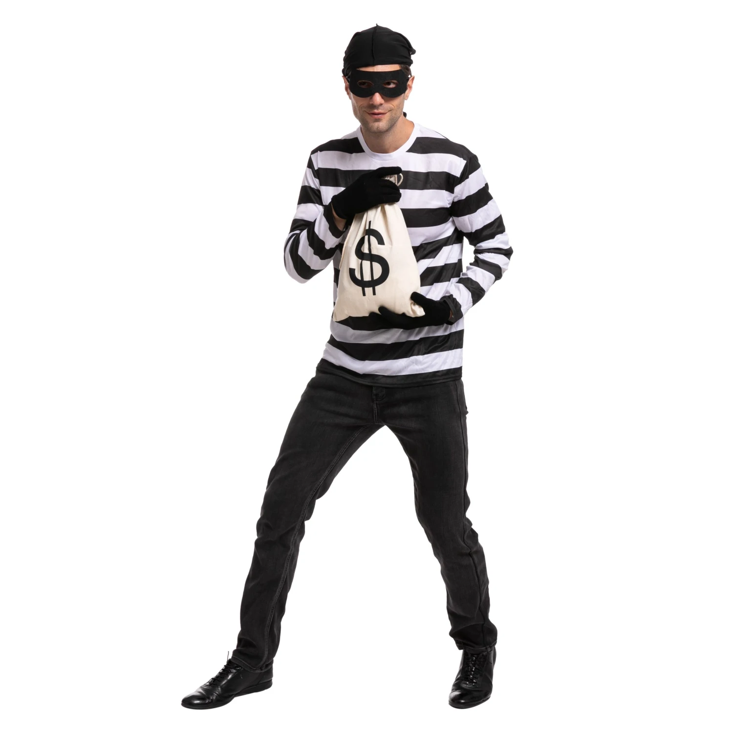 Spooktacular Robber Costume For Role Play Cosplay- Adult - Adult Costumes 3 Spooktacular Robber Costume For Role Play Cosplay- Adult - Adult Costumes