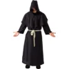 Spooktacular Mens Medieval Monk Halloween Costume - Adult Costumes -Halloween Costumes Sales 2022 Medieval Hooded Monk Cloak Renaissance Priest Robe Halloween Costume Adult 2