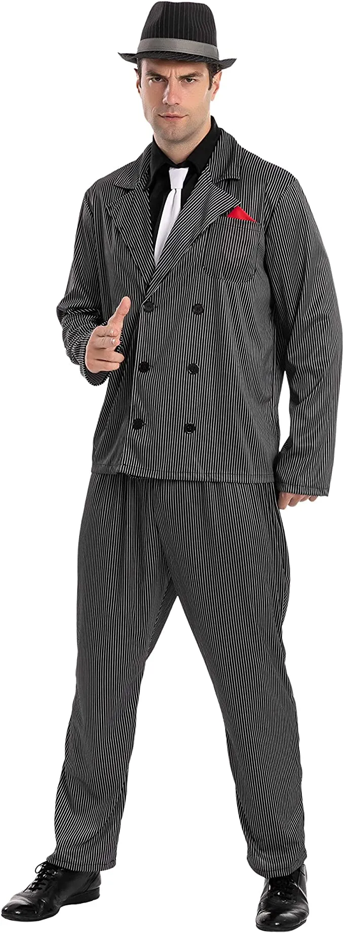 Spooktacular Men Gangster Halloween Costume - Adult Costumes 5 Spooktacular Men Gangster Halloween Costume - Adult Costumes - Image 3