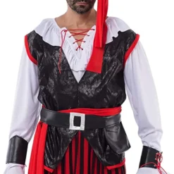 Spooktacular Mens Sea Captain Pirate Halloween Costume - Group Costumes -Halloween Costumes Sales 2022 Mens Pirate Costume 3 结果