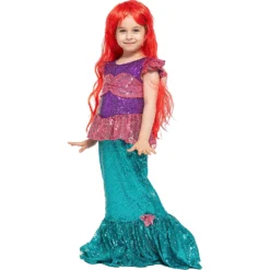 Spooktacular Kids Halloween Mermaid Sequin Costume - Kid Halloween Costumes