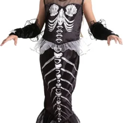 Spooktacular Kids Mermaid Skeleton Halloween Costume - Kid Halloween Costumes 14 Spooktacular Kids Mermaid Skeleton Halloween Costume - Kid Halloween Costumes -Halloween Costumes Sales 2022 Mermaid Skeleton Costume For Role Play Cosplay Child 4