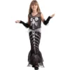 Spooktacular Kids Mermaid Skeleton Halloween Costume - Kid Halloween Costumes -Halloween Costumes Sales 2022 Mermaid Skeleton Costume For Role Play Cosplay Child 6
