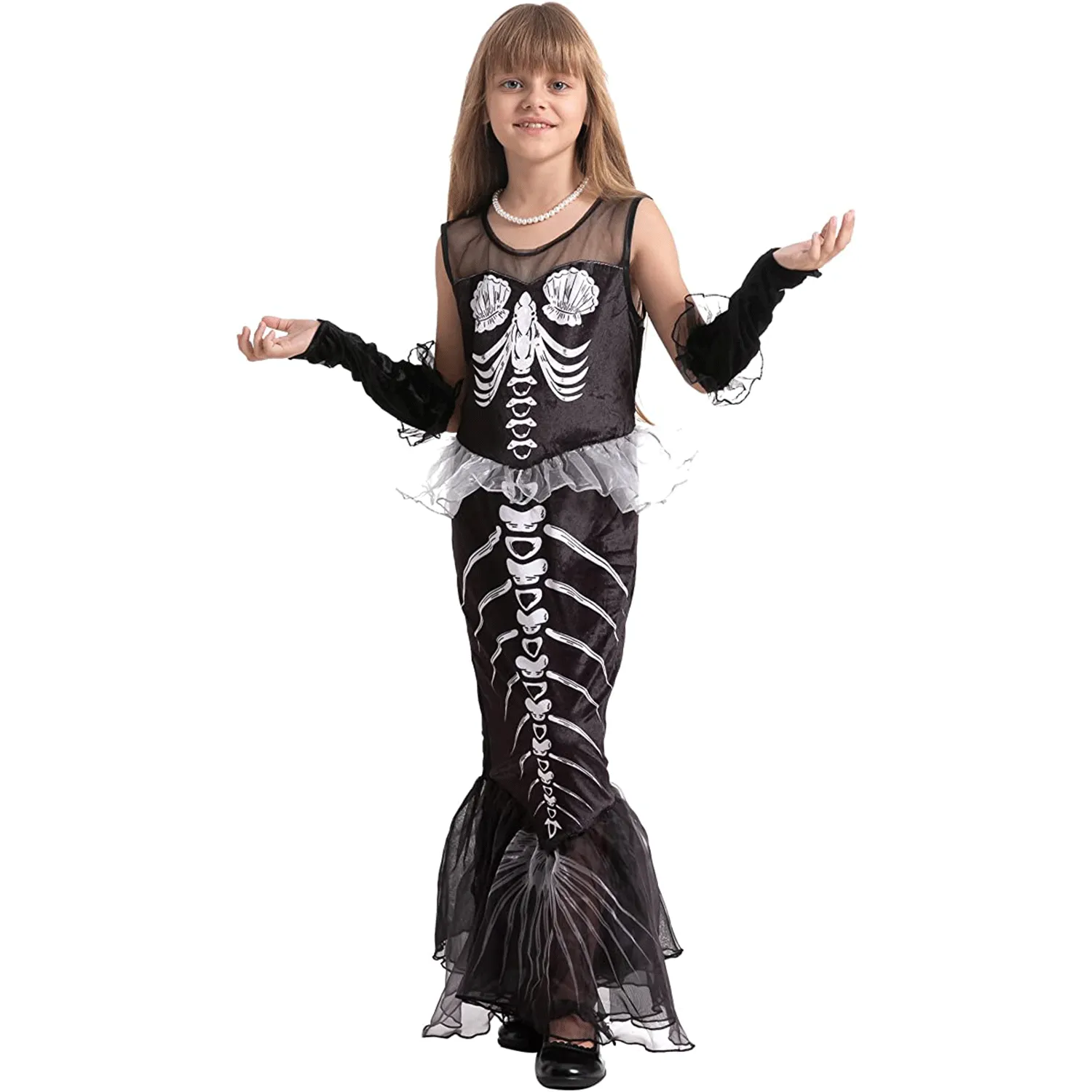 Spooktacular Kids Mermaid Skeleton Halloween Costume - Kid Halloween Costumes 3 Spooktacular Kids Mermaid Skeleton Halloween Costume - Kid Halloween Costumes