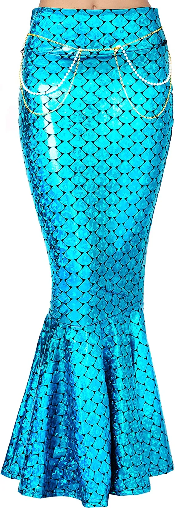 Spooktacular Adult Mermaid Tail Skirt Halloween Costume - Adult Costumes 4 Spooktacular Adult Mermaid Tail Skirt Halloween Costume - Adult Costumes - Image 2
