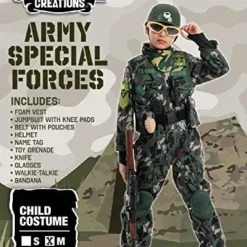 Spooktacular Military Costume For Role Play Cosplay - Child - Kid Halloween Costumes -Halloween Costumes Sales 2022 Military Costume For Role Play Cosplay Child 1 结果
