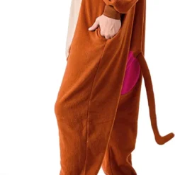 Spooktacular Adult Monkey Onesie Pajamas - Group Costumes -Halloween Costumes Sales 2022 Monkey Animal Onesies Costume Adult 5 result