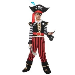 Spooktacular Boys Fierce Pirate Captain Halloween Costume - Group Costumes