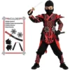 Spooktacular Boys Red Ninja Halloween Costume - Group Costumes