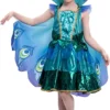 Spooktacular Peacock Dress Halloween Costume - Kid Halloween Costumes -Halloween Costumes Sales 2022 Peacock Dress with Feather Wings and Headband for Girls 1 result