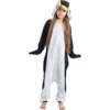 Spooktacular Kids Penguin Halloween Onesie Pajamas - Onesie Costumes -Halloween Costumes Sales 2022 Penguin Animal Onesies Costume Child 6
