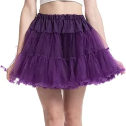 Spooktacular Womens Purple Fluffy Halloween Tutu Skirt - Adult Costumes -Halloween Costumes Sales 2022 Petticoat Tutu Costume Purple 1 结果