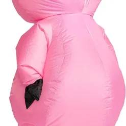 Spooktacular 8ft Adult Inflatable Pig Halloween Costume - Group Costumes -Halloween Costumes Sales 2022 Piggy Full Body Inflatable Costume Adult 2